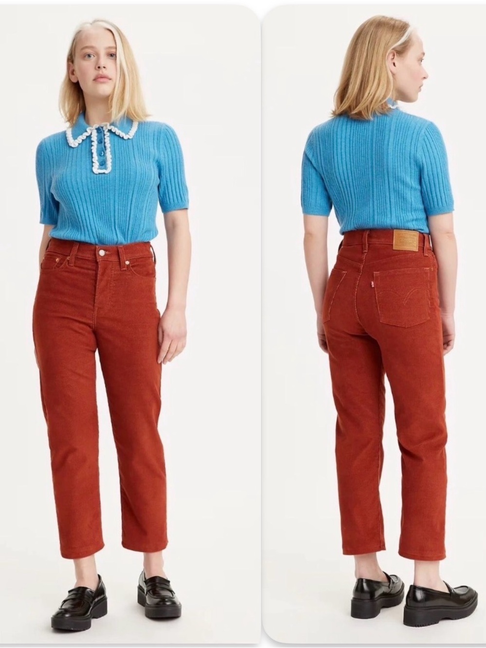 Levi’s Mahogany Wedgie Straight Cords